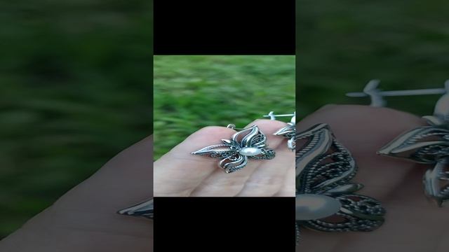 Серебряные серьги