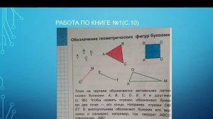 Математика "Обозначение геометрических фигур буквами"