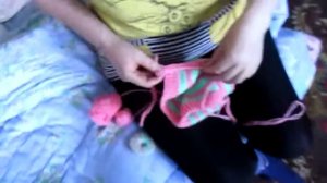 Вязание шапки буратино 3