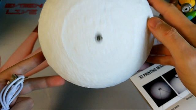 Лампа Луна 3D Print Moon Lamp смотреть онлайн