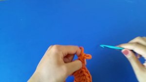 Ажурный коврик из шнура МК 1-3 ряды для начинающих
