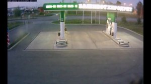 Автоматическая мини АЗС ИНИТ. Обзорная камера ускоренном режиме. ИНИТ