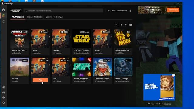 Mod Minecraft One Click Tutorial (PC) How to смотреть онлайн