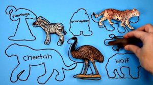 Wild and Farm Animal Puzzle Game for Kids! Education For Kids