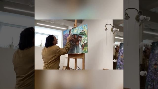 Мастер класс холст масло 2023 год #ночнойэкспресс Александр Миник смотреть онлайн