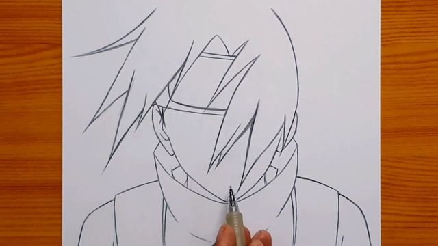 How to draw Itachi Uchiha step by step | Itachi from Naruto Easy | easy tutorial смотреть онлайн