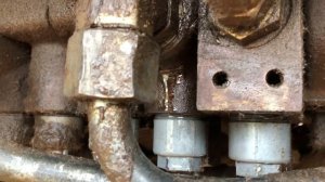 Течь гидрораспределителя