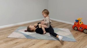 Веселая разминка с сестрой  художественная гимнастика #rg