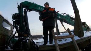 Устанавливаю гидроманипулятор Атлант на Урал 4320!Делаем лесовоз