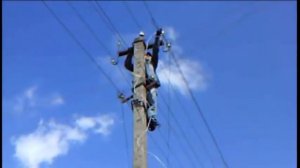 Экстрим на дачах  Подъём на столб