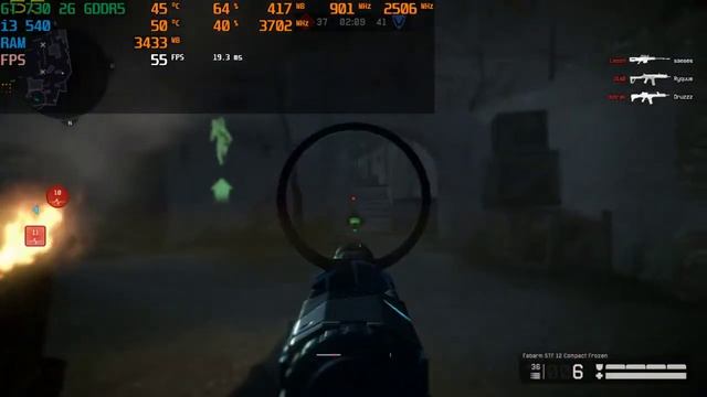Test Warface GT 730 e i3 540 oc 3 7 ghz