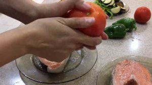 Сочная сёмга в духовке - Семга с овощами в духовке - Готовим сёмгу