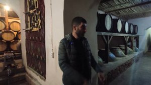 Винный завод Арени в горах Армении. Вид изнутри.