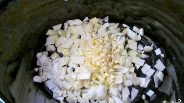 Фасоль тушеная в мультиварке
