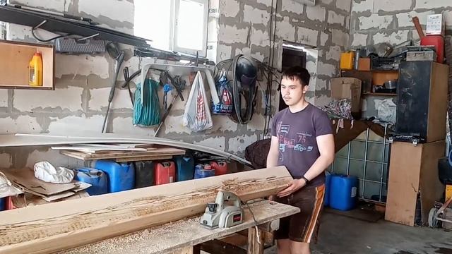 2 Влог / БРУС. СТРОГАНИЕ БРУСА  150Х150 в домашних условиях.
