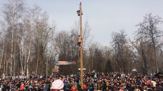 МАСЛЕНИЦА 2019 - МАСЛЕНИЧНЫЙ СТОЛБ.СЛАВЯНСКИЙ ПРАЗДНИК/ ПРОЩЕНОЕ ВОСКРЕСЕНЬЕ г. САРАНСК