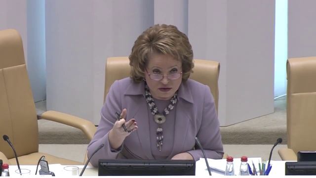 Валентина Матвиенко о новом сайте Совета Федерации