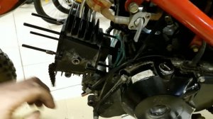 Питбайк IRBIS TTR125 ремонт поршневой мотоцикл Ирбис мопед Alpha RX