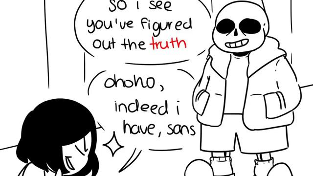 Sans' Secret [Undertale Comic Dub] смотреть онлайн