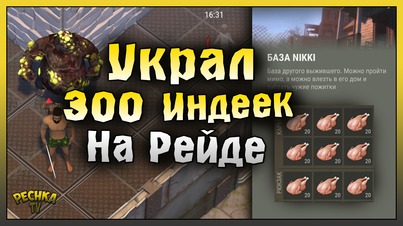 УКРАЛ 300 ТУШЕК ИНДЕЙКИ! РЕЙДРЕЙД БАЗЫ Nikki! Last Day on Earth: Survival