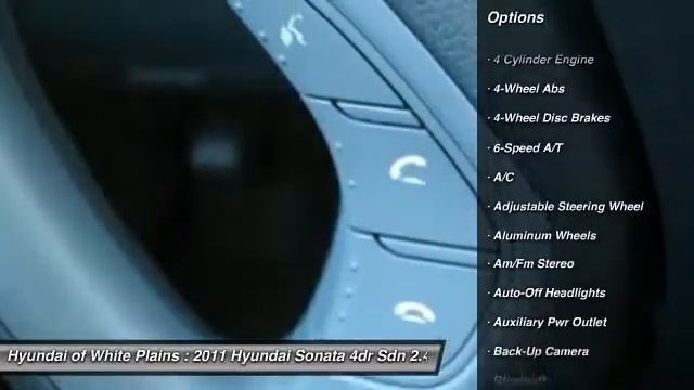 2011 Hyundai Sonata 4dr Sdn 2.4L Auto Ltd White Plains NY 10601 смотреть онлайн