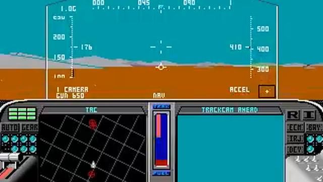 [PC DOS] F-19 Stealth Fighter - Gameplay смотреть онлайн
