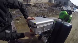 Кофры на мотоцикл.Багажник из алюминия и пластика