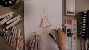 Маркеры SKETCHMARKER / Как заправлять / Как смешивать оттенки / Fashion-скетч