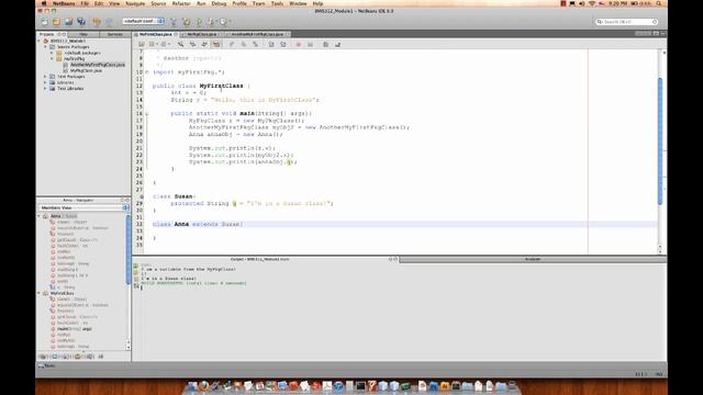 public - default - private - protected modifiers.mp4 смотреть онлайн