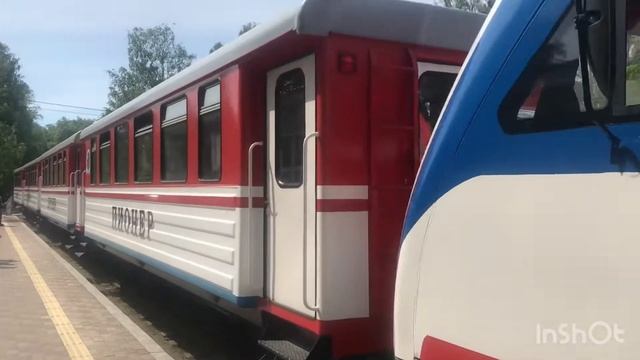 Праздник 1 июня на малой Октябрьской железной дороге ???#ржд #джд #укразализныця #железнаядорога смотреть онлайн