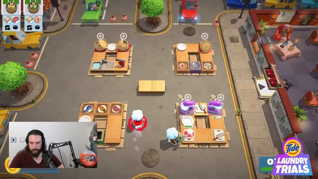 [Strippin] Overcooked! 2 Tide Laundry Trials! Strippin vs Dexbonus Sponsored by Tide смотреть онлайн