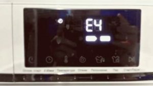 Ошибка E 4 стиральной машины Gorenje