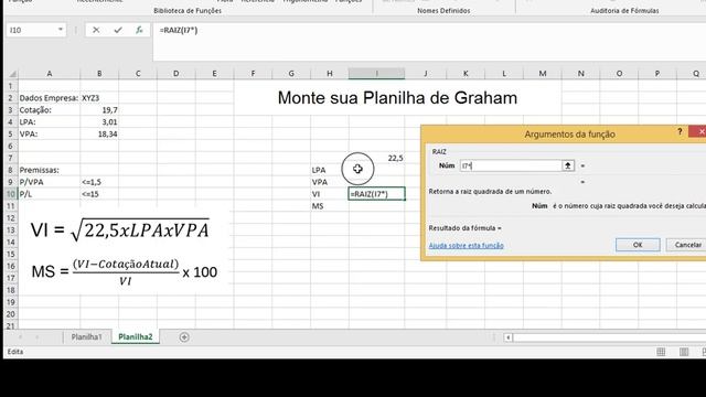 Montando a Planilha de Graham смотреть онлайн