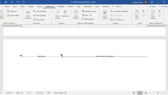 Word-Module 9: SAM Project A (Furman and Brandt)