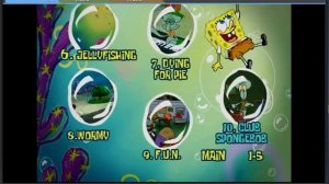 Spongebob Squarepants: Nautical Nonsense and Sponge Buddies DVD Menu