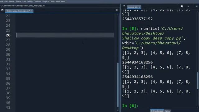 148. List Shallow Copy and Deep Copy in Python with Example Code || Python List Methods-7