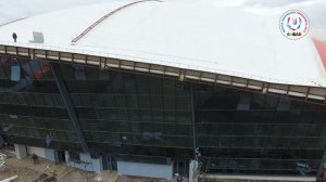 Стадион «Енисей» с высоты птичьего полёта