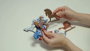 Деревянные елочные украшения "Коняшки", ТМ "Царицынская игрушка"