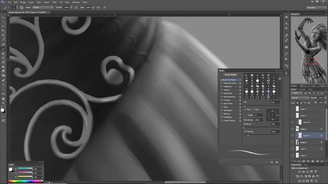 SPEEDPAINT - Greyscale to Colour Technique - Magical Lady смотреть онлайн
