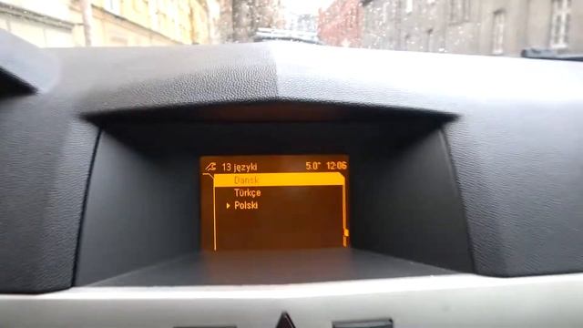 How to Change On-board Computer Language in Opel Astra H GTC (2004 - 2014) - Set new Language смотреть онлайн