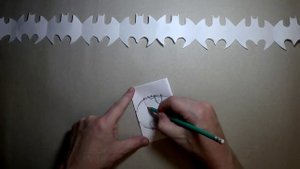 ? Как сделать ГИРЛЯНДУ НА ХЭЛЛОУИН из летучих мышей своими руками из бумаги А4