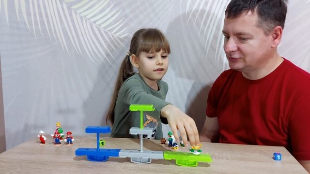 НОВИНКА от Супер Марио настольная игра ПЛАТФОРМА лови баланс