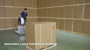 Полуавтоматические стреппинг машины для упаковки паллет  TRANSPAK TP 502MV   TP 502MH