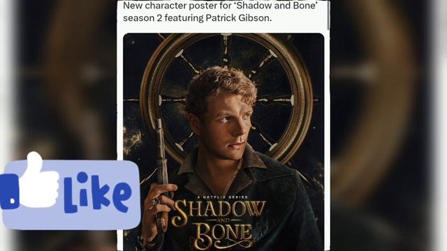 New character poster for ‘Shadow and Bone’ season 2 featuring Patrick Gibson. смотреть онлайн