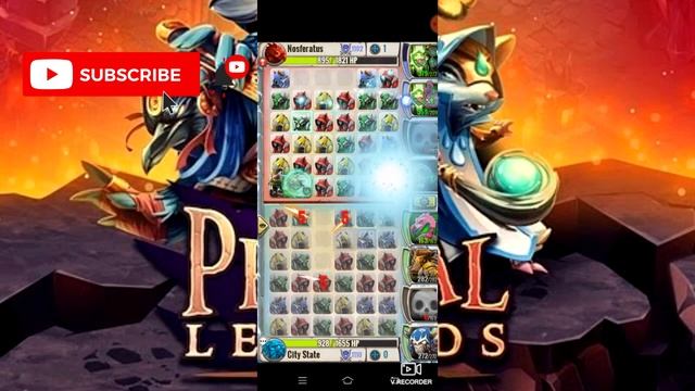 Primal Legends #1 Gameplay PVP Puzzle Game смотреть онлайн