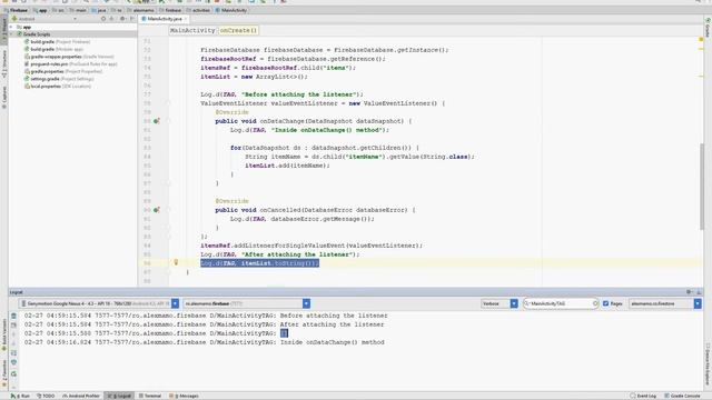 Asynchronous Firebase API - Firebase Realtime Database and Android