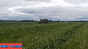Заготовка сенажа или силоса? Трамбовка кургана.