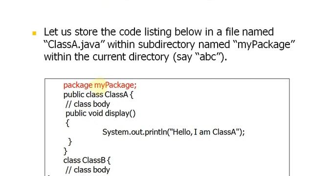 Package in java by Dr. Ashish Sinha