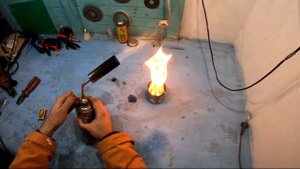 Запускаем газовую горелку на бензине! (Diy burner)