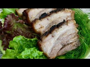 Грудинка запечённая в духовке. В мини-печи GF Gril.